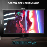 Monitor Plano Gaming Esports YEYIAN 32” 4K UHD HDR IPS | 16:9 | 3840x2160 | 60 Hz | Tiempo de respuesta 4 ms | NVIDIA G-Sync AMD FreeSync | VESA | DisplayPort HDMI USB