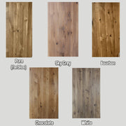 Serie UNA | Mesa de madera maciza redonda - Roble - incluye pata de mesa Matrix - varios tamaños y colores | Diámetro: 100 - 160 cm