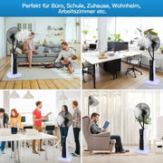 Ventilador de pie Sonnewelt con refrigeración por agua y nebulizador ultrasónico