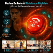 Bicicleta Estática, Bicicleta de Fitness para Ejercicio en Interiores Silenciosa con Pantalla LCD, Manillar y Asiento Ajustables, Resistencia Regulable para Entrenamiento Cardiovascular en Casa