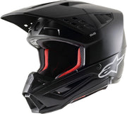 Casco de motocross Alpinestars S-M5 Solid 2024 (Negro mate, L (59/60))