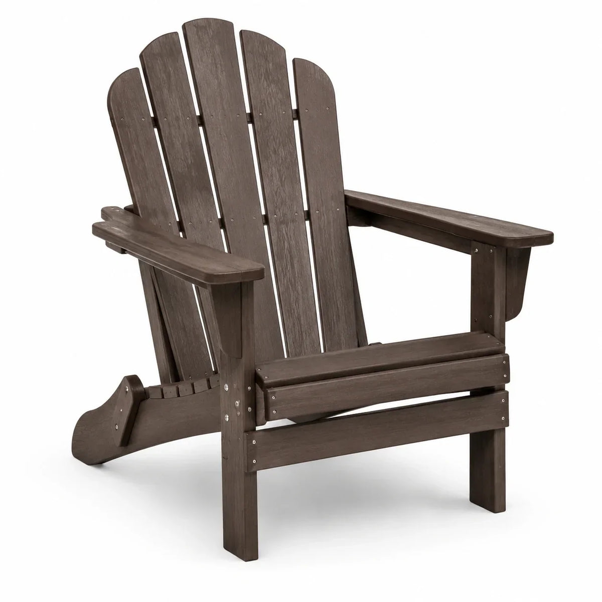 Silla Adirondack de madera de acacia marrón