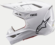 Casco de Motocross Alpinestars Supertech S-M10 Solid 2024 (Blanco, L (59/60))