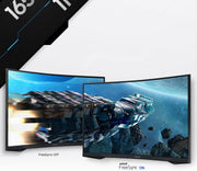 Monitor Samsung Odyssey G55C de 32", 165 Hz, 1 ms, panel VA curvo 1000R, QHD: 2560x1440, 2500:1, HDR10, AMD FreeSync, Auto Source Switch+, soporte ajustable, DisplayPort, HDMI