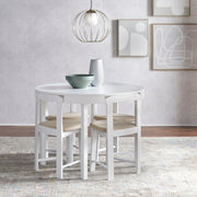 Juego de comedor redondo compacto de 5 piezas Harrisburg Tobey