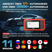Escáner de diagnóstico OBD2 CRP123X V3.0 de 4 sistemas, diagnóstico EPB DPF aceite SAS BMS VIN, Android 7 de 5 pulgadas, 1996-2026