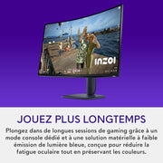 Monitor Gaming Alienware 32 - AW3225DM, QHD (2560x1440), Curvo 1500R, 180Hz, VA, 1ms, AMD FreeSync, VESA AdaptiveSync, 95% DCI-P3, HDR400, DisplayPort, 2 HDMI, 3 USB, 3 años de garantía