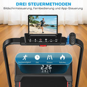Cinta de correr plegable Walking Pad X390 con inclinación del 9%, 1-12 km/h, pantalla LCD, control por aplicación, pasamanos y mando a distancia