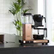 Moccamaster KBG Select, cafetera, cafetera retro, café de filtro, color blanco hueso, 1,25 L
