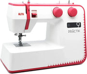 Máquina de coser Alfa Practik 9, 34 puntadas, luz LED, chasis metálico