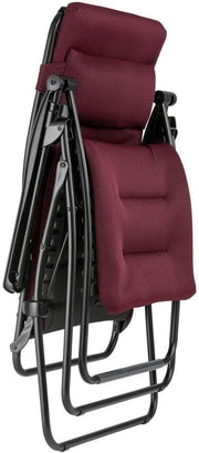 Lafuma MOBILIER Silla relax, plegable y ajustable, RSXA Clip XL, Air Comfort, color: Burdeos, LFM2041-3186