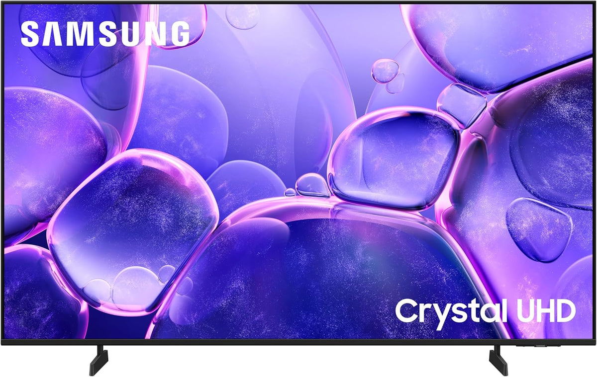 Televisor Samsung 43 pulgadas Crystal UHD 43U8075F Smart TV 4K, Bluetooth, WiFi, Airplay, Procesador Crystal 4K, HDR, Q-Symphony, Knox Security, Gaming Hub, Bixby, aplicaciones de operador integradas