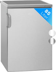 Congelador Bomann® 87 L | Congelador pequeño con rango de temperatura ≤ -18 °C | 3 cajones | Congelador con bisagra de puerta reversible | Congelador pequeño GS 7253 blanco