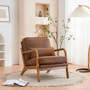 Sillón decorativo tapizado de estilo moderno de mediados de siglo