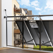 Microinversor EcoFlow Stream 800W 0% IVA, inversor solar inteligente con Wi-Fi para sistemas fotovoltaicos de balcón, inversor fotovoltaico para 2 paneles solares, 2 MPPT, aplicación, incluye cables de CA y CC