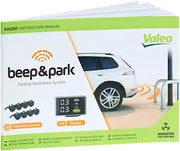 Valeo 632202 - Sistema de asistencia al aparcamiento - Kit Beep&Park: 8 sensores + 1 pantalla LCD - Instalación delantera y trasera