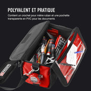 FACOM - Bolsa textil con bandolera, primera intervención, 450mm x 180mm x 170mm, BS.SMBPB
