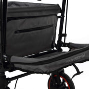 Carrito Premium Fuxtec Cruiser Gris, El Original, Carrito de jardín plegable para niños, transporte, playa, ciudad, bosque, para tirar o empujar, capacidad de carga 75 kg