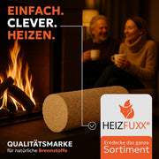 Brikets de madera Nestro XL Blue - Brikets de madera blanda, palé de 960 kg (96x10 kg) - Brikets premium para chimenea, caldera y estufa - Alto poder calorífico, bajo contenido en cenizas y máximo rendimiento energético