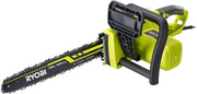RYOBI - Sierra eléctrica 2300 W - 40 cm - Interruptor de seguridad - Bomba de aceite automática - Garra de tala de metal, tensor de cadena sin herramientas - RC2340B