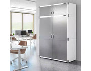 Juego de gabinetes de almacenamiento extra anchos de 2 piezas Seville Classics UltraHD, 60 x 24