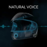 Cardo PACKTALK Edge Duo - Intercomunicador Bluetooth para motociclistas