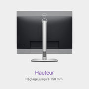 Monitor Dell P2425H 24" Full HD (1920x1080), 100Hz, IPS, 5ms, 99% sRGB, USB-C, DisplayPort, HDMI, VGA, 4X USB, Garantía de 3 años, Negro