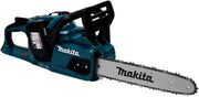Motosierra Makita DUC355PT2 Twin, 18 V / 36 V, LXT, inalámbrica, 35 cm, litio, 2 x 5,0 Ah