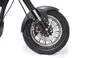 Chopper eléctrico Mangosteen M1 en rojo mate: motor de alto rendimiento de 2000 W y elegante