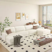 Sofá seccional modular extra grande Dyonery 158, tela de CHENILLE con asiento profundo, montaje sin herramientas