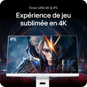 LG Ultragear™ 32G810SA-W Monitor Gaming de 32" - Panel IPS con resolución UHD (3840x2160), 1ms 144Hz, DisplayHDR™ 400, DCI-P3 95% (CIE1976), FreeSync Premium, Compatible con G-Sync