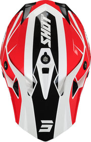 SHOT, Casco de motocross PULSE revenge blanco rojo negro brillante, XL