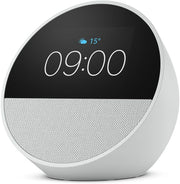 Amazon Echo Spot (nueva generación) | Despertador inteligente con sonido de calidad y Alexa | Blanco