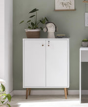 Armario archivador Schildmeyer Jonte, blanco, 65,2 x 39 x 85,5 cm