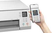 Impresora multifunción de inyección de tinta a color Canon PIXMA TS6350a DIN A4 (impresora fotográfica, escáner, copiadora, OLED, 4.800x1.200 ppp, USB, WLAN, 5 tintas independientes, impresión a doble cara, 2 bandejas de papel), negro