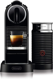 Cafetera De'Longhi Nespresso Citiz EN267.WAE con espumador de leche, función de ahorro de energía, negra