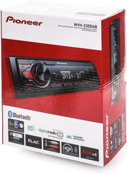 Autorradio Pioneer MVH-330DAB formato 1 DIN, radio FM/DAB+, USB, Bluetooth
