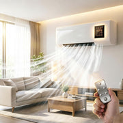 Aire acondicionado portátil EpiCooler, refrigeración y calefacción, accesorio de confort para el hogar durante todo el año, elemento de diseño moderno para la circulación del aire, sin taladros, ahorra espacio