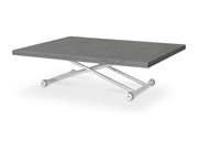 Mesa de centro elevable Decoessentielle XL efecto hormigón