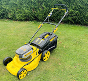 Cortacésped autopropulsado a batería Nemura 80 V (2x40V) - Corte de 42 cm - Hasta 500 m2 - Función mulching - Incluye 4 baterías de 2Ah y cargador - Marca francesa