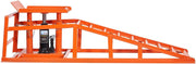 Rampas hidráulicas para coche VEVOR, 2 unidades, altura de elevación de 27-36 cm, rampas de servicio portátiles para mantenimiento de garaje, cambio de aceite y reparación de camiones, capacidad de carga de 1 t (por rampa)