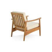 Set de conversación para exteriores de 4 plazas de madera de acacia Willowbrook de Christopher Knight Home