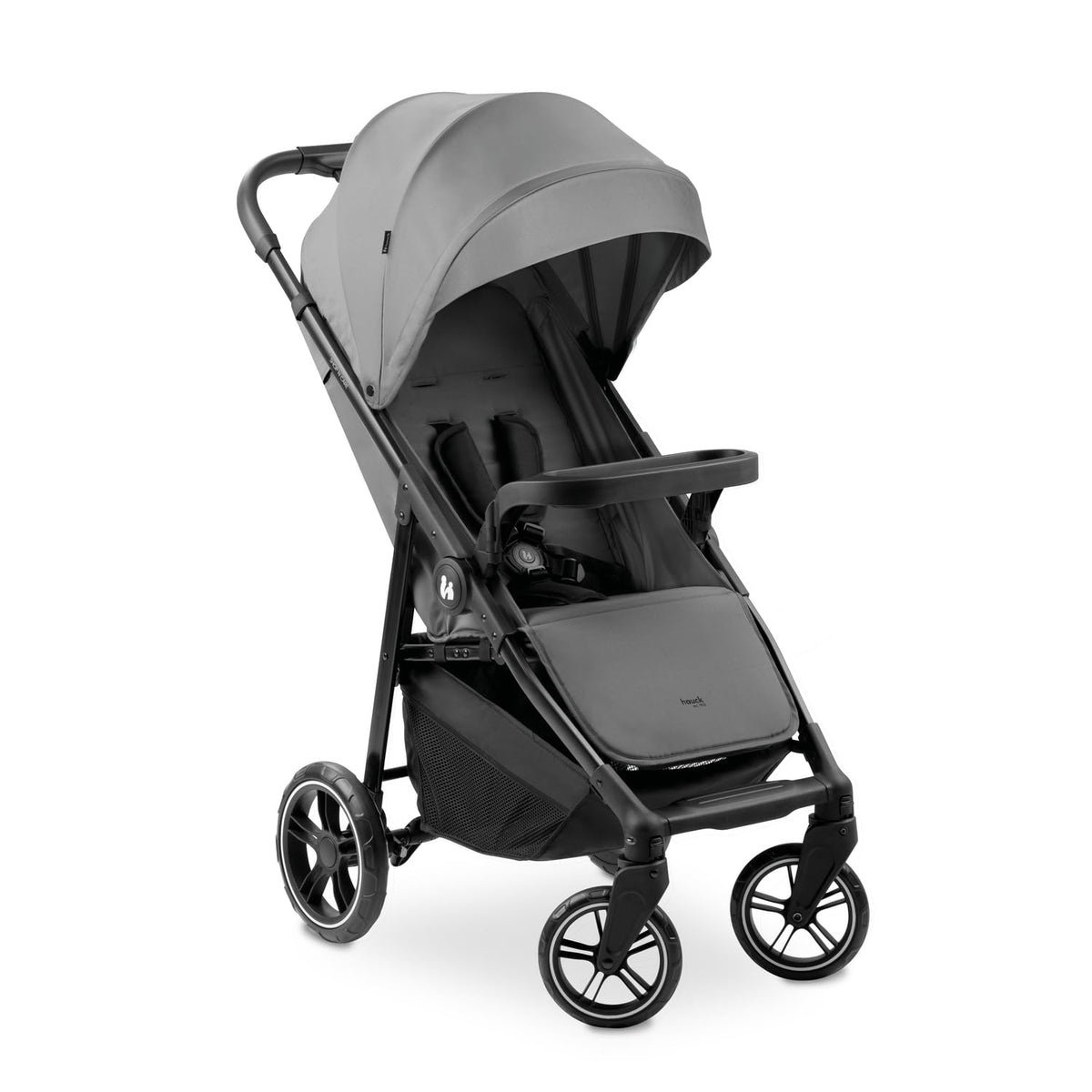 Silla de paseo hauck con bandeja para aperitivos y portavasos, Shop N Care Grey