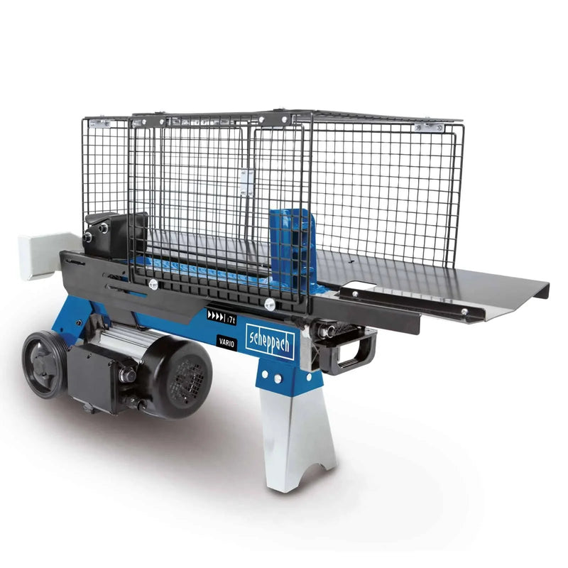 Rajadora de leña horizontal HL760L, rajadora hidráulica eléctrica 230 V, fuerza de corte 7 t, longitud de corte 520 mm, 2200 W