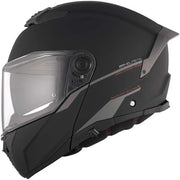 CASCO MODULAR MT HELMETS MT ATOM 2 SV DOBLE VISOR LISO NEGRO MATE M (ECE 22.06)