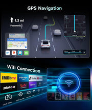 Radio de coche Android 4G 64G PLKEQS para A-UDI A3 2003-2012/S3 2006-2012/RS3 2011-2012, pantalla in-Cell de 9'', estéreo de coche con CarPlay, Android Auto, GPS, Bluetooth, FM RDS, EQ, Wi-Fi, cámara, Y1