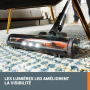 Aspiradora inalámbrica WORX 20V WX038, aspiradora de mano de 25Kpa, 45 min de autonomía, ligera para pelo de mascotas, alfombras, coche - incluye 2 baterías PowerShare, soporte de pared y cargador doble