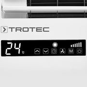 TROTEC Aire acondicionado de pared PAC-W 2650 SH | Climatización 4 en 1: refrigerador, calefactor, ventilador, deshumidificador | con integración WLAN y control mediante smartphone