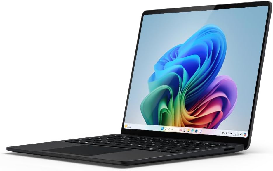 Microsoft Surface Laptop | PC Copilot+ | Pantalla táctil de 13,8” | Snapdragon® X Elite | 16 GB de RAM | SSD de 1 TB | Último modelo, 7.ª edición | Negro