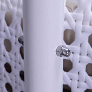 LeisureMod Silla Colgante Huevo para 2 Personas con Soporte - Columpio Hamaca Lounger de Ratán para Patio Exterior/Interior con Cojines